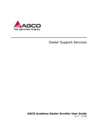 Enroller User Guide - AGCO DSS Team