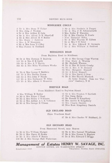 Blue Book 1917 - Newton Free Library