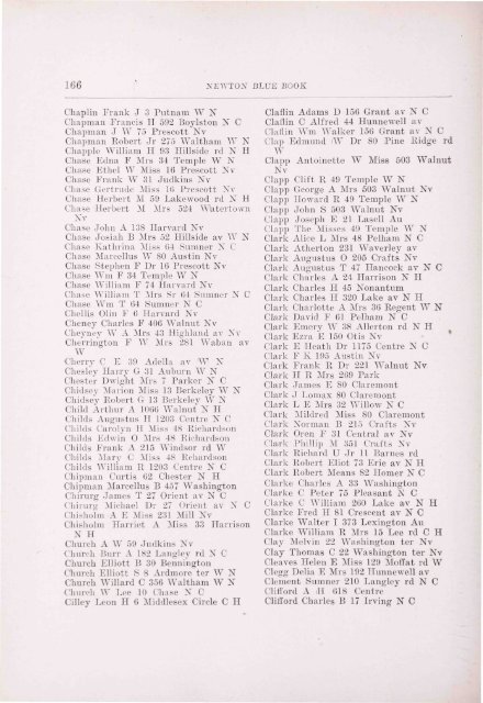 Blue Book 1917 - Newton Free Library