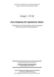 Zum Umgang mit Regulativen Ideen - Zukunfts-Akademie ...