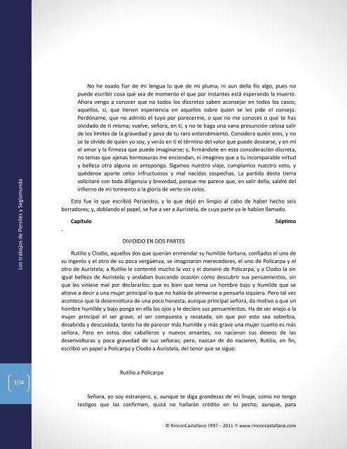 Los trabajos de Persiles y Segismunda - Descarga Ebooks