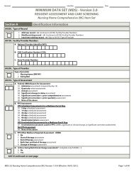 MDS 3.0 Resident Assessment and Care Screening