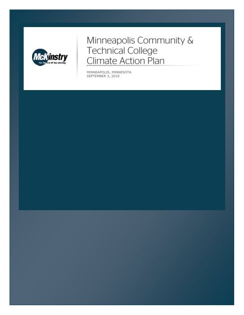 Minneapolis Community and Technical College Climate Action Plan