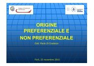 Differenze origine preferenziale e non preferenziale [modalitÃ  ...