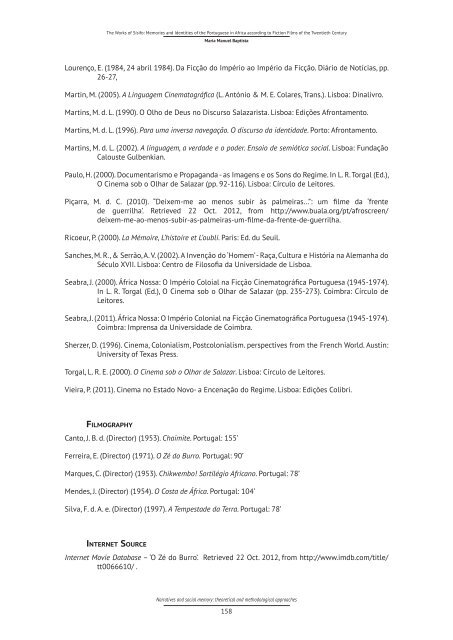 Preamble Narratives and Social Memory - Universidade do Minho