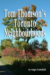 Tom Thomson's Toronto Neighbourhoods - Angie Littlefield