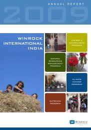 WINROCK INTERNATIONAL INDIA