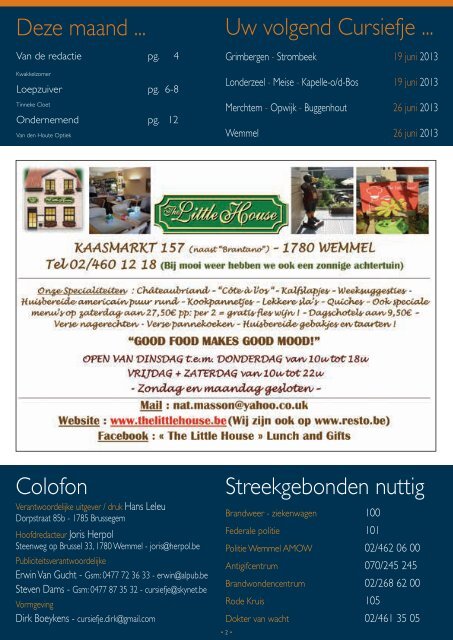 26 JUNI 2013 - Cursiefje