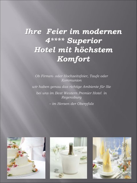 Veranstaltungsmappe - Novina Hotels