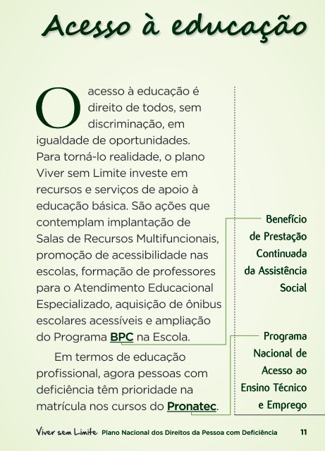 Cartilha - Viver sem Limite - Portal CearÃ¡ Inclusivo