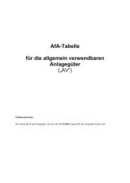 (AfA-Tabelle) als PDF-Download - eSteuerPartner