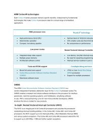 ARM Cortex-M technologies CMSIS In-depth: Nested ... - Xinnova