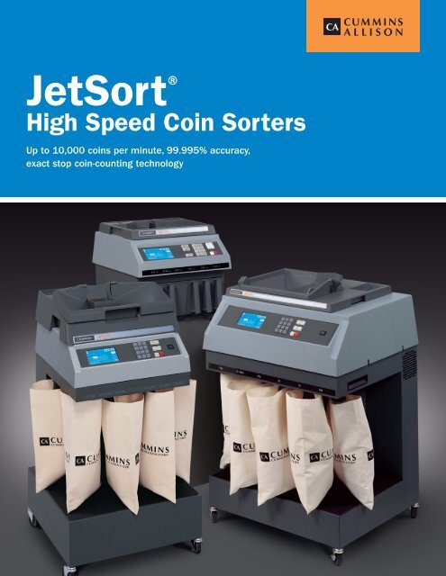 High speed electronic coin sorter counter machine