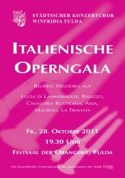 städtischer konzertchor winfridia fulda italienische operngala