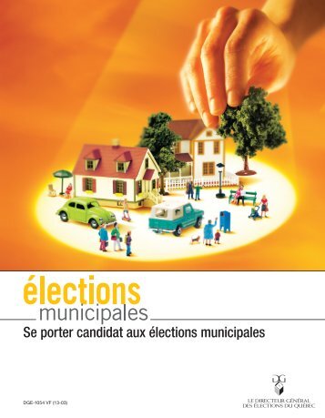 Guide "Se porter candidat aux Ã©lections municipales"