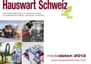mediadaten 2013 - Hauswart Schweiz