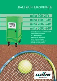 miha 2002-24V miha 3000-24V - TENNISman.de