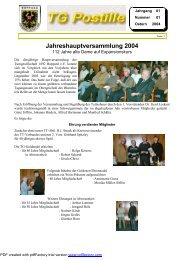 Jahreshauptversammlung 2004 - TURNGESELLSCHAFT 1892 e.V. ...