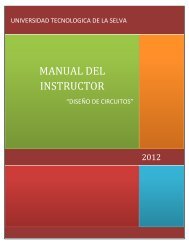 manual del instructor circuitos - Universidad TecnolÃ³gica de la Selva