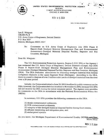 EPA memo - Tittabawassee River Watch