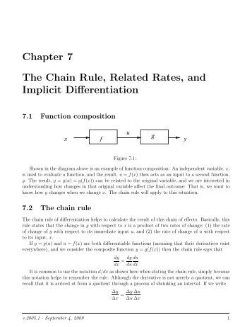 Worksheets Implicit Differentiation Worksheet chain rule implicit differentiation worksheet chapter 7 the related rates and differentiation