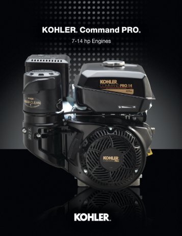 Kohler Command Pro 7-14hp Engines