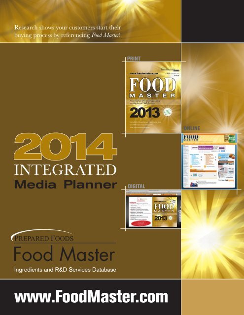 2014 FM PF Media Kit - Food Master