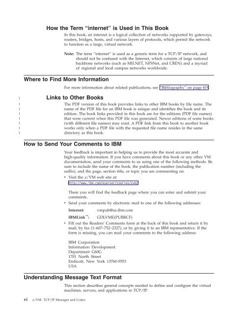 z/VM: TCP/IP Messages and Codes - z/VM - IBM