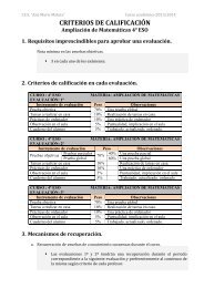 2. Criterios de calificación en cada evaluación. - ies ana maría matute