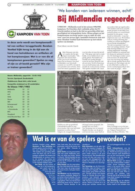 seizoen 2009/2010 nummer 2 - Rondom Voetbal