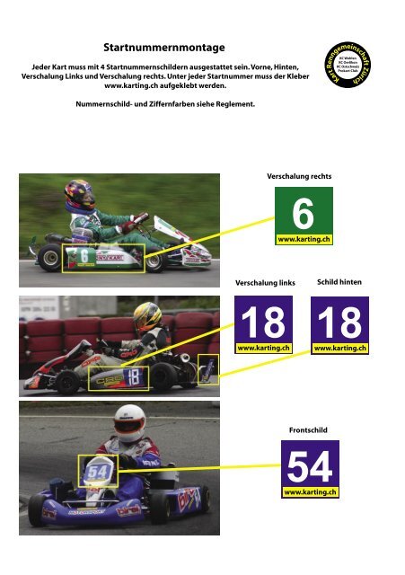 Ausschreibung (PDF) - Karting.ch