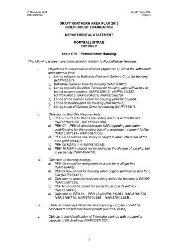 Dnap topic C75 C - Planning Appeals Commission