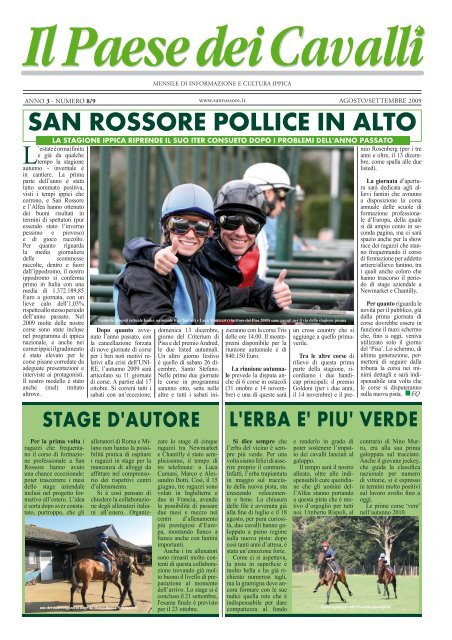 Il Paese dei Cavalli - Ippodromo San Rossore