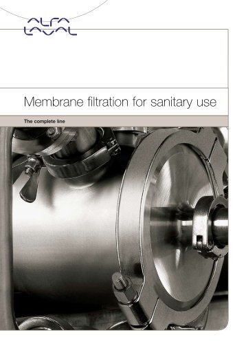 Membrane filtration for sanitary use - Alfa Laval