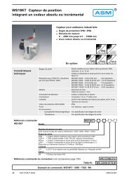 WS19KT Capteur de position intÃ©grant un codeur absolu ou ...