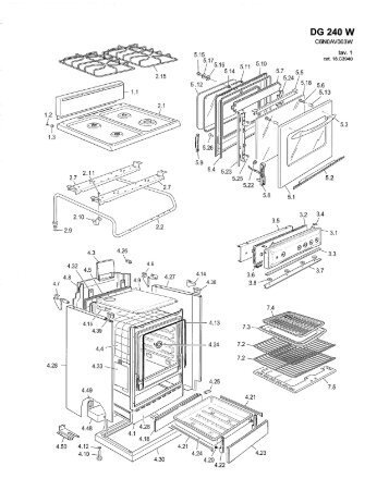 Page 1 Page 2 DG 240 W tav. 2 cat. 18.63940 CSNOAVOOSW ...