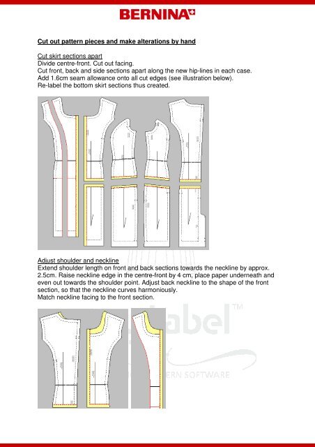 Modification SportyShirtDress ENG - My Label 3D Fashion Pattern ...