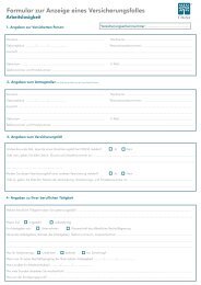 Einkommensschutzbrief - Meldeformular - Arbeitslosigkeit