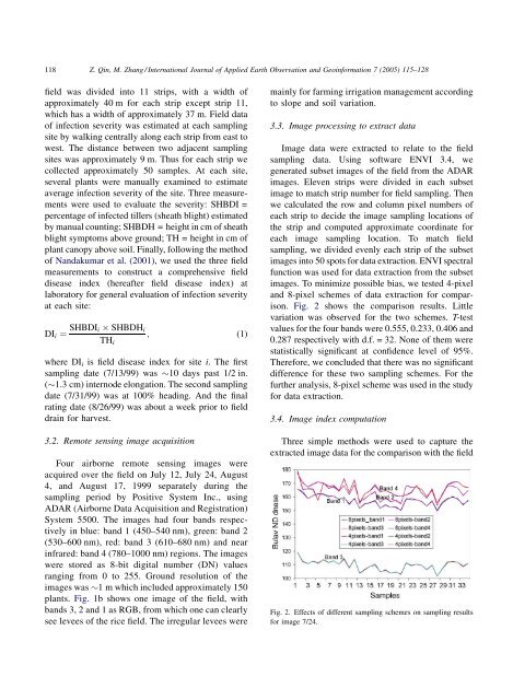 Detection of rice sheath blight for in-season disease management ...