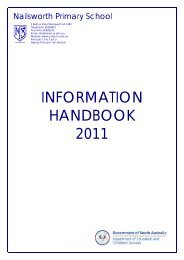 INFORMATION HANDBOOK 2011 - Nailsworth Primary School