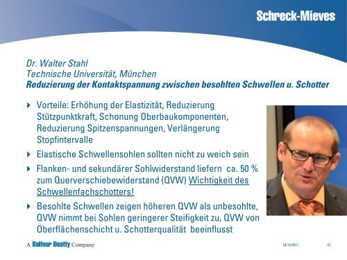 Zusammenfassung der VortrÃ¤ge. - Schreck-Mieves GmbH