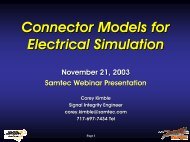 Connector Model Overview - Samtec