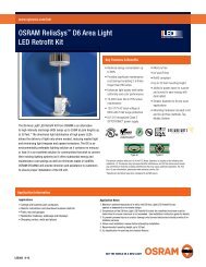 D6 Area Light LED Retrofit Kit - Osram Sylvania