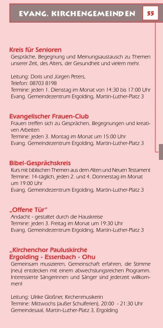 evangelische erwachsenenbildung landshut - Evangelisches ...