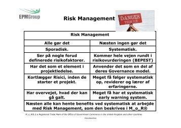 Risk Management - EPM Group