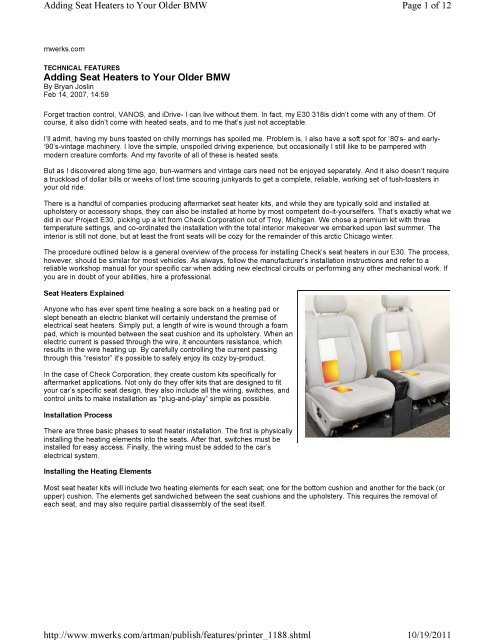 e30 Heated Seats.pdf - Brian David Bernard