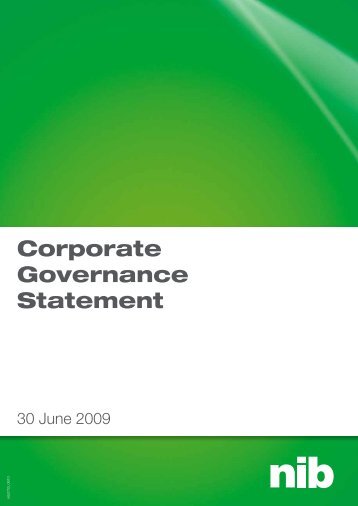 Corporate Governance Statement - nib