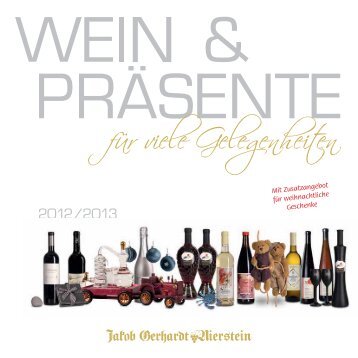 Download Geschenke-Katalog 2012 - Wein, Sekt, Champagner und ...