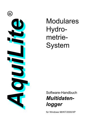 Manual MultiLog - Aquitronic