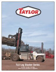 TLS Log Stacker Series - Taylor Machine Works